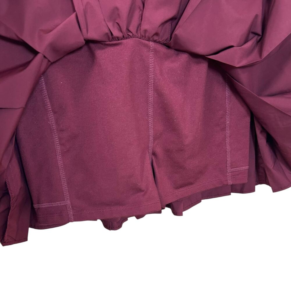 Free People FP Movement 'Swing of Things Skortsie' Dress, Oxblood Red, Small - Picture 6 of 6
